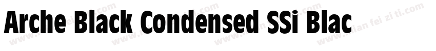 Arche Black Condensed SSi Black Con字体转换